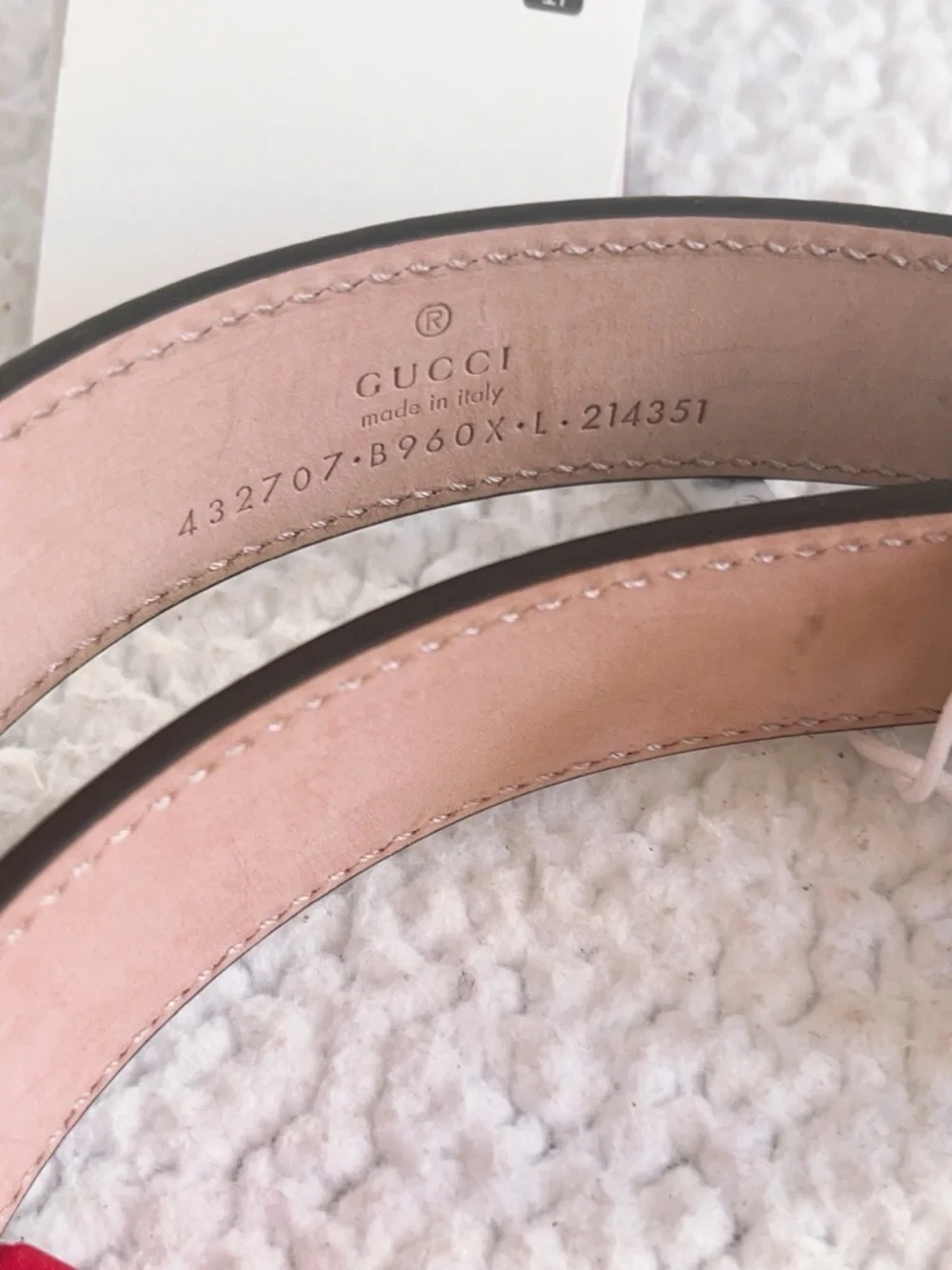 Gucci  Kids Black Leather GG Logo Buckle Belt